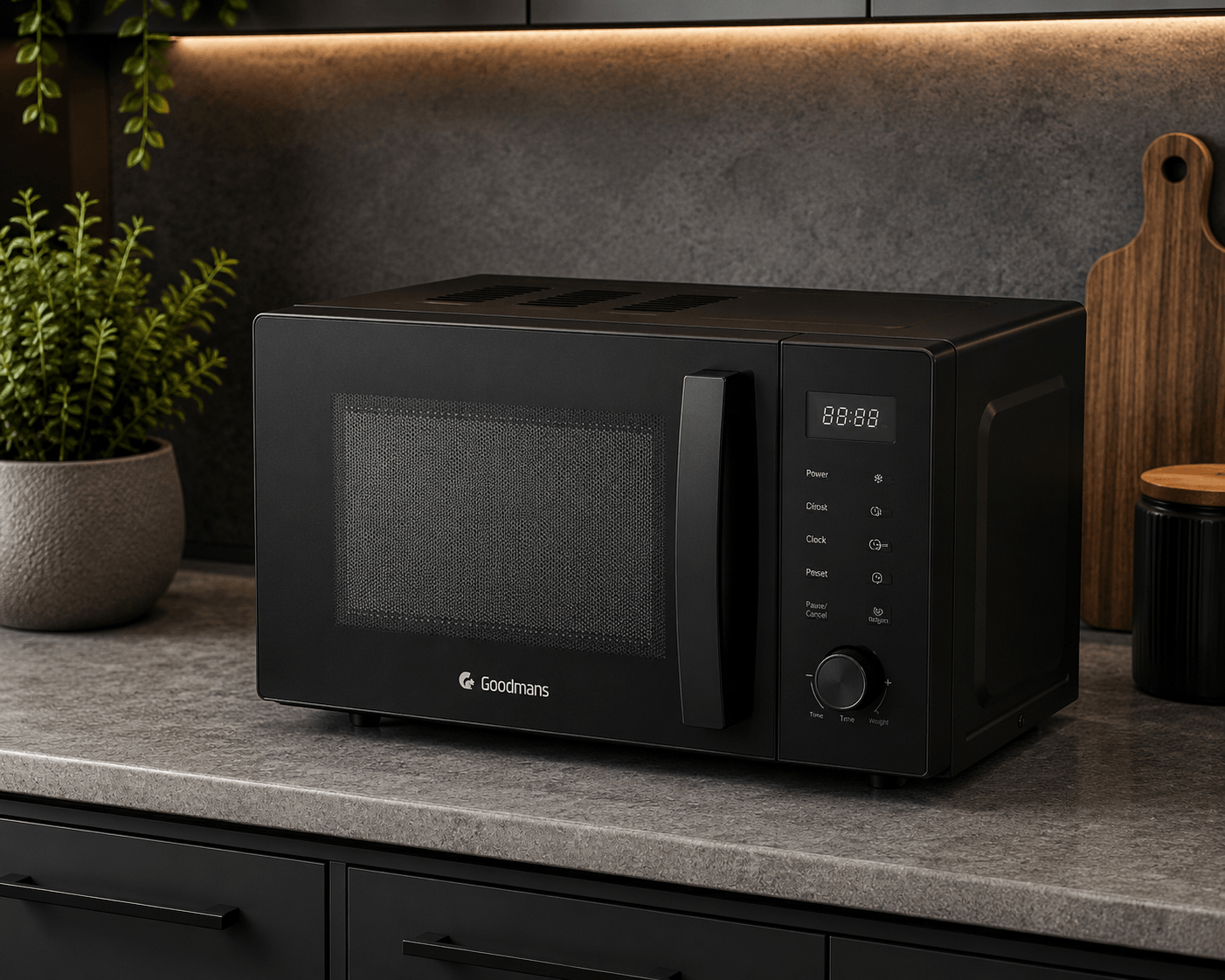 Goodmans 23L 3-in-1 Microwave with Grill & Convection (Matt Black)