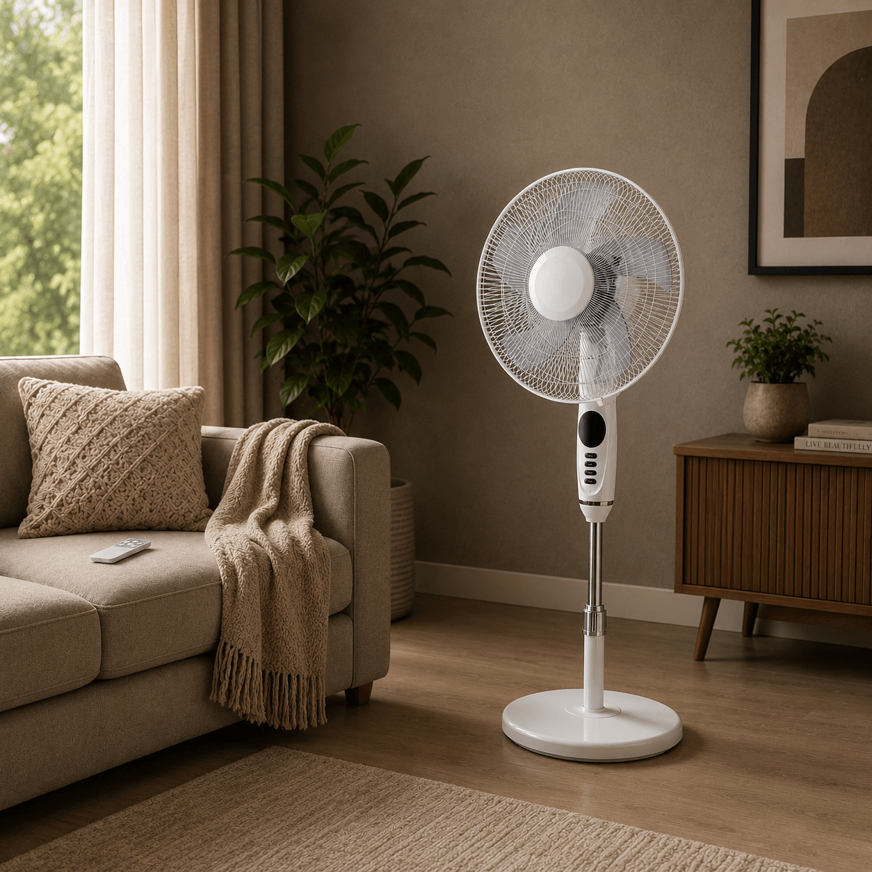 Goodmans 16" Remote Control Stand Fan (SF-11-R)