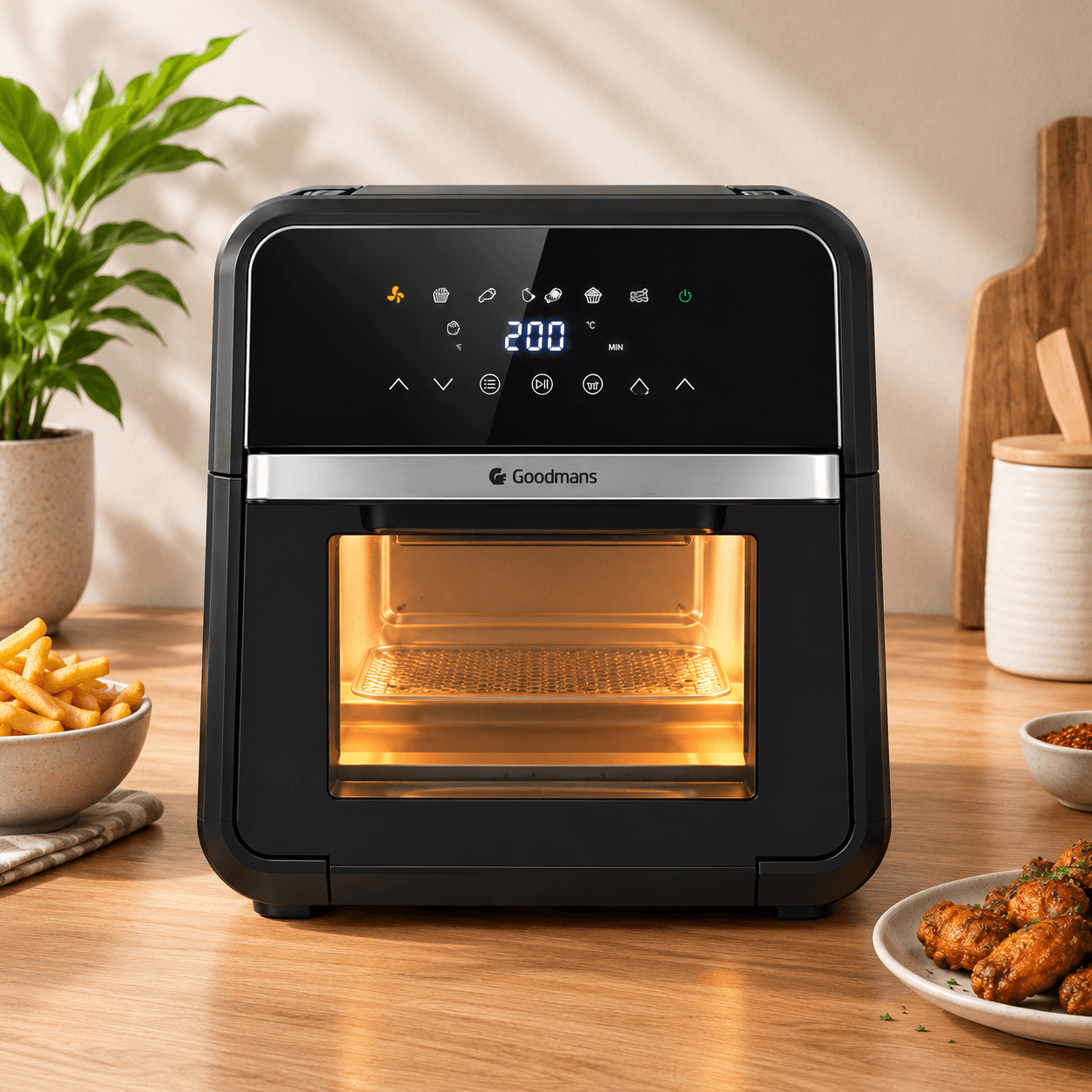 GOODMANS 12L Rotisseries Air Fryer Oven AC220-240V, 50-60Hz,2000W (GM-AF-R7)