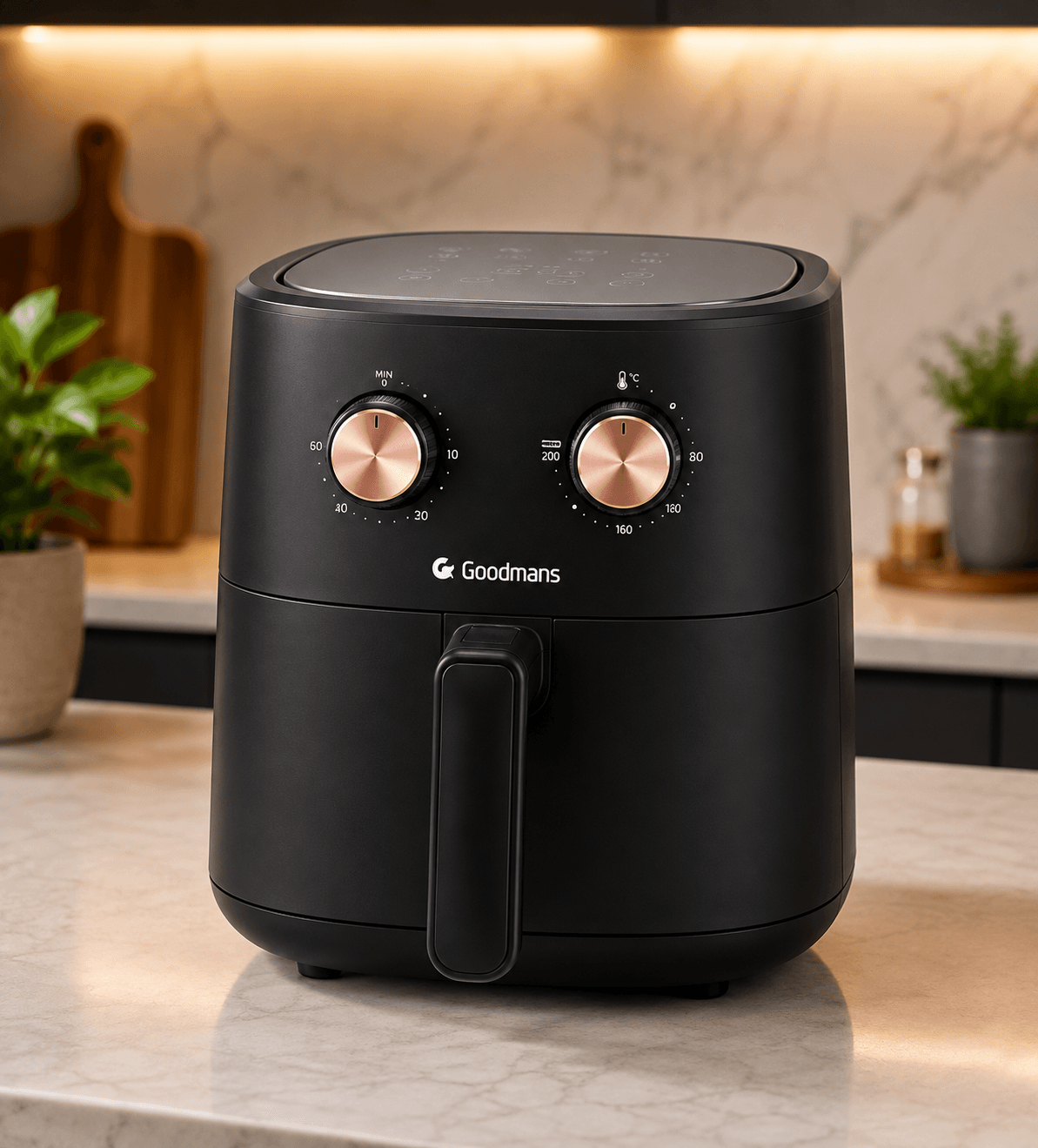 Goodmans 4.2L Analog Air Fryer with Viewing Window